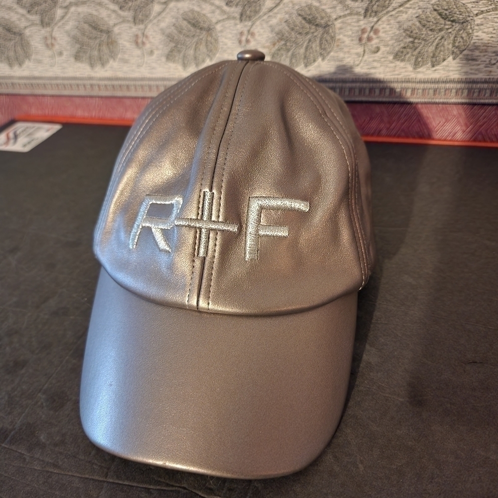 Rodan and Fields R+F Silver Metal Baseball Cap